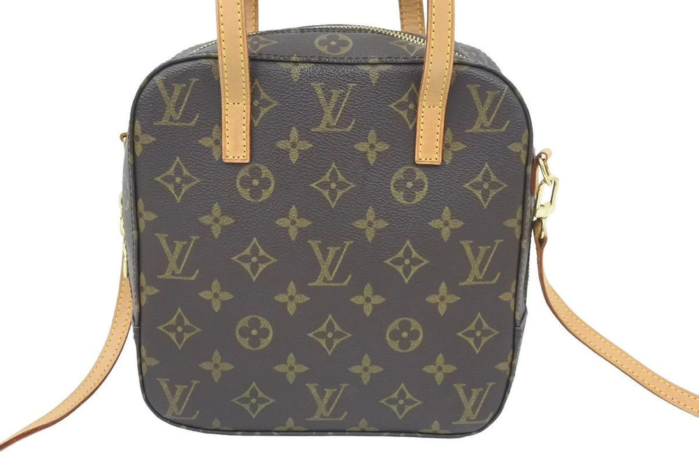 Louis Vuitton Monogram Spontini Handbag Brown